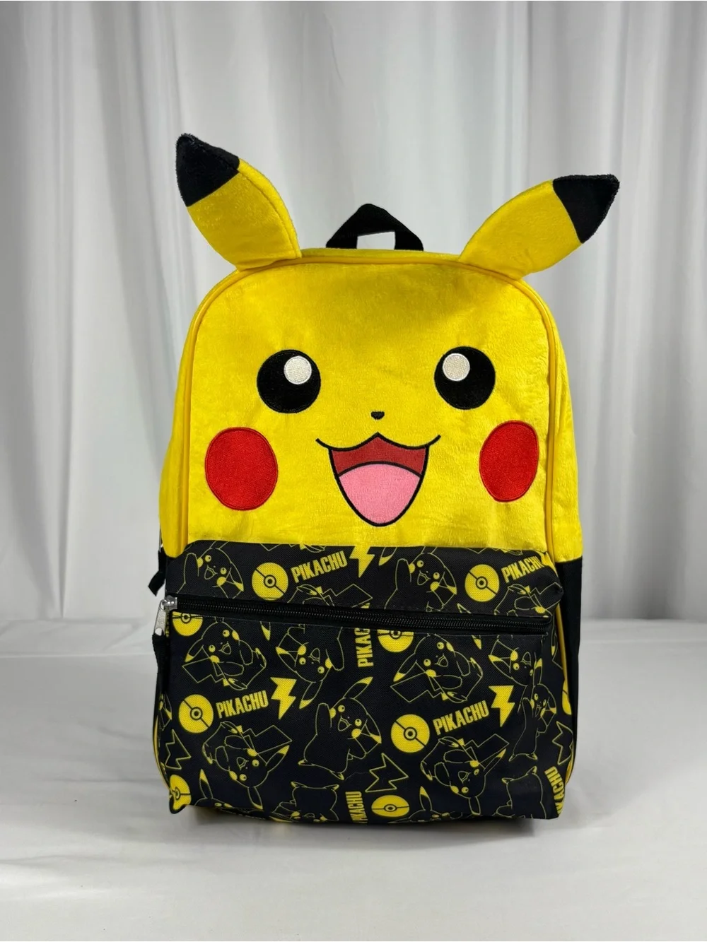Pokémon Pikachu Plush Backpack NWOT Soft School Backpack